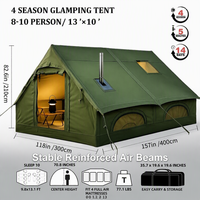Tente gonflable pour voyage en pleine nature, tissu Oxford 300D, imperméable, résistant aux UV, automatique