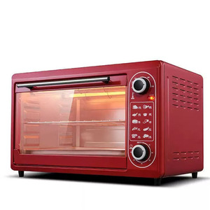 Horno de Sobremesa de Acero Inoxidable para el Hogar, Temporizador, Gran Capacidad, Sin Humo, Multiusos, para Hacer Pan y Pizza - Product Image 3