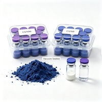 Poudre de Tripeptide de Cuivre WV (CAS 89030955) Haute Pureté (99%-99.9%) Matière Première Cosmétique pour Soins Capillaires et Bucco-dentaires - 25kg en Vrac/Échantillon
