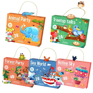 Puzzle de sol en carton personnalisé, grandes pièces, jouet éducatif Montessori, cadeaux pour enfants et bébés, Rompecabezas, ensemble de qualité supérieure, haute qualité - Product Image 1