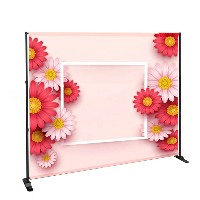 10 X 8 ft Heavy Duty Backdrop Banner Stand Kit Adjustable Photography Portable Photo Booth Background with Carrying Bag