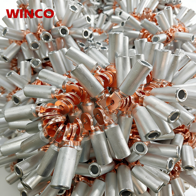 Tinned Copper Electrical Cable Lug Single Hole Copper Battery Terminal Power Connector Cable Lug