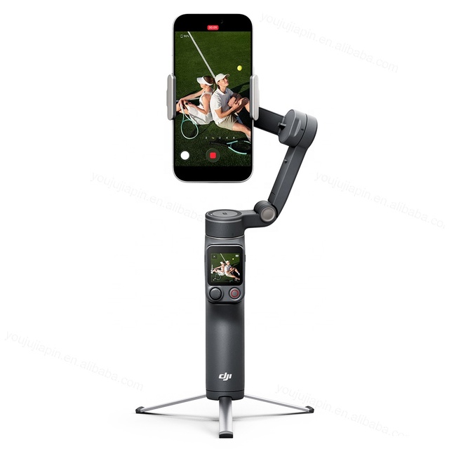 Original DJI Osmo 8P Handheld Phone Stabilizer for Vlog | Foldable 3-Axis Smartphone Gimbal for iPhone Android YouTube TikTok