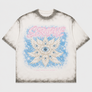 T-shirt Homme Oversize Court Effet Délavé Personnalisé avec Impression Graphique, Bords Bruts, Coupe Boxy, Style Vintage Streetwear, Logo Personnalisé – Vente en Gros - Product Image 1