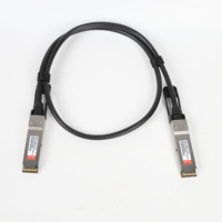Cable DAC de 100G QSFP28 a QSFP28, Cable DAC de Cobre de Conexión Directa de 0.5/1/2/3/5M, Compatible con Switches Cisco, Mellanox y Mikrotik