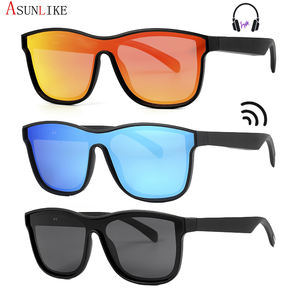 2022 mode BT appel musique sans fil lunettes de soleil Ar lunettes hommes femmes lunettes intelligentes PC caméra lunettes <span class=keywords><strong>miroir</strong></span> unisexe S noir - Product Image 1