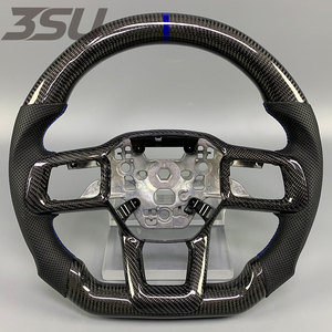 Volante de Fibra de Carbono de Alto Brillo y Acabado de Alta Calidad, Apto para Ford <span class=keywords><strong>Mustang</strong></span> 2024+, Diseño Personalizado - Product Image 1