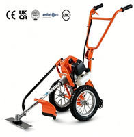 Débroussailleuse à essence portée à la main 43cc 52cc 63cc, tondeuse à gazon portative 430 520 630 à prix abordable