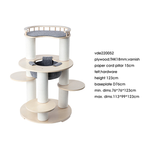 คอนโดแมวทำจากไม้เสาสายกระดาษคอนโดแมวดีไซน์ใหม่สำหรับแมว - Product Image 2
