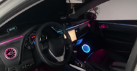 Pour Toyota Corolla Altis 11e génération 2013-2018 E170, éclairage ambiant dynamique, bande lumineuse décorative intérieure de voiture, accessoires