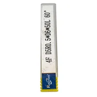 Fraise à queue en carbure monobloc D5r0.5*D6*50L 60 degrés, outil de fraisage haute vitesse pour profilage de contours, fraise de découpe CNC