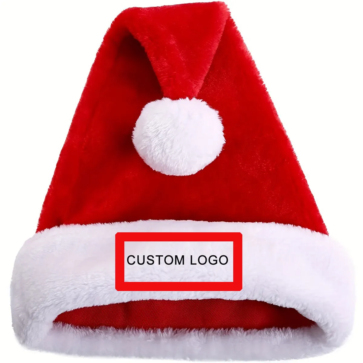 قبعة X'Mas عالية الجودة للجنسين مع رقعة تطريز مخصصة للبيع بالجملة من المصنع OEM ODM قبعة للاحتفال الشعبي وعيد الميلاد قبعة للكبار للحفلات