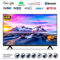 Televisor de Pantalla Grande de 100 Pulgadas, Monitor para Juegos, Smart TV 4K UHD, Televisor para Juegos de Pantalla Grande, Pantalla LED, Cine en Casa