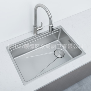 Évier de cuisine double en acier inoxydable 304, sous plan, 7545, surface brossée nano argentée, facile à nettoyer - Product Image 4