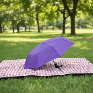 Wholesale Price Automatic 3-folding <b>Large</b> Outdoor Waterproof Parasol <b>Umbrella</b> with logo - Product Image 2