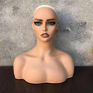 หัวหุ่นวิก<span class=keywords><strong>ผม</strong></span>พลาสติก สไตล์ยุโรปอเมริกัน แบบสองไหล่ สำหรับถ่ายภาพ ผู้หญิง วัยผู้ใหญ่ <span class=keywords><strong>ผม</strong></span><span class=keywords><strong>สั้น</strong></span> สำหรับโชว์เครื่องประดับศีรษะ - Product Image 4