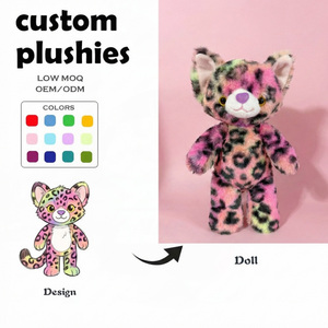 Juguetes de Peluche Personalizados, MOQ Bajo, Muñecos Altamente Realistas con Patrón de Leopardo, Regalos para Atracciones Turísticas, Peluches de Panda Inteligentes con Logotipo Personalizado - Product Image 1