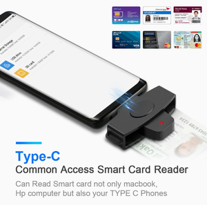 Lecteur de carte CAC intelligent Type-C fabriqué en Chine pour les banques, la déclaration de taxes, les cartes SIM, les cartes IC, les cartes d'identité - Product Image 5
