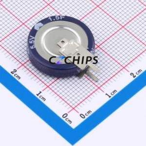 ตัวเก็บประจุ NB5R5V155N-E ซูเปอร์คาปาซิเตอร์ผ่านรูส่วนประกอบ (THT) P = 5mm 1.5F ตัวเก็บประจุ-20% ~ + 80% 5.5V 10uA - Product Image 1