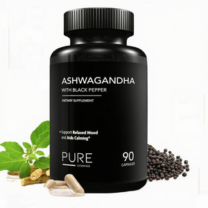 Cápsulas de Ashwagandha Orgánica de Marca Privada para el Cuidado de la Salud, con Extracto de Pimienta Negra, para Dormir, Reforzar el Sistema Inmunológico y Aportar Energía a los Niños - Product Image 3