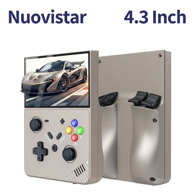 Retro R43 Pro Handheld Game Console Linux OS HD 4.3-inch IPS LED Screen 4000mah 64GB Original 3D Home 4K Consolas De Videojuegos