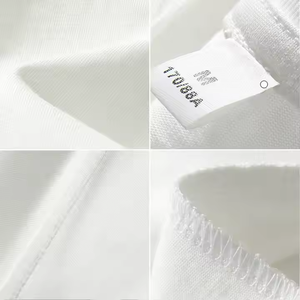 T-shirt à la mode pour hommes, coupe ample, col rond, t-shirts d'entraînement athlétique, poids lourd, manches courtes, t-shirt de base en coton de qualité supérieure - Product Image 4