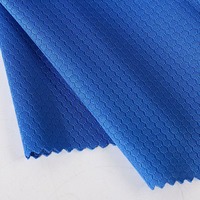 Tissu en maille 100 % polyester respirant à séchage rapide, poids moyen, style à pois, pour vêtements de sport garçons et filles, tenue de basketball unie