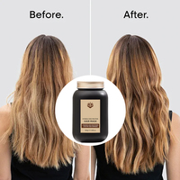 Masque capillaire à la kératine en marque propre, nourrissant et hydratant, traitement de croissance capillaire de qualité salon, répare les cheveux secs et abîmés