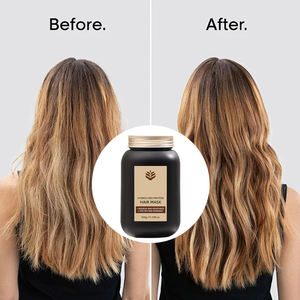 Masque capillaire à la kératine en marque propre, nourrissant et hydratant, traitement de croissance capillaire de qualité salon, répare les <span class=keywords><strong>cheveux</strong></span> secs et abîmés - Product Image 2