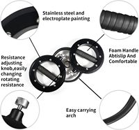 Máquina rotadora multifuncional ajustable de resistencia de 18 libras, empuñaduras giratorias de 360 grados, entrenador de muñecas eléctricas para manos y antebrazos