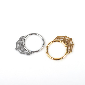 Anillo de Nariz de Acero Inoxidable con Segmentos de Serpiente y Abeja |   Joyería para Piercing de Nariz y Oreja Estilo Europeo, Venta al Por Mayor - Product Image 4