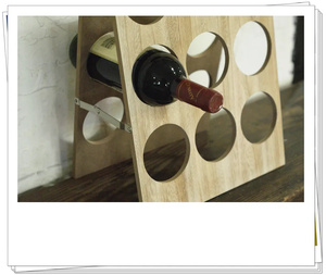 Comptoir 6 bouteilles <span class=keywords><strong>en</strong></span> <span class=keywords><strong>bois</strong></span> empilables <span class=keywords><strong>cave</strong></span> <span class=keywords><strong>à</strong></span> <span class=keywords><strong>vin</strong></span> supports pliable table debout libre bouteille de <span class=keywords><strong>vin</strong></span> support présentoir <span class=keywords><strong>pour</strong></span> la maison - Product Image 5