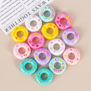 Et anneau <span class=keywords><strong>de</strong></span> natation <span class=keywords><strong>de</strong></span> canard Cartoon Handmade DIY Cream Glue Homemade Mobile Shell Patch Hairpin Jewelry Resin Toys Blind Bags - Product Image 3