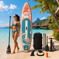Planche à pagaie gonflable (SUP) Ridewave, très vendue - Écologique et portable pour la navigation sur les lacs et les rivières