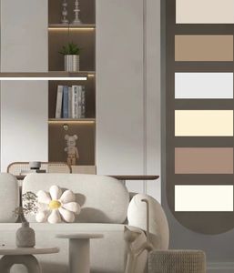 Papel impregnado con melamina de 60gsm, 70gsm y 80gsm, ecológico y moderno, personalizado de fábrica, para madera contrachapada de muebles de interior. - Product Image 4