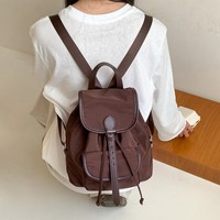 Nouveau Sac à Dos Léger et Respirant en Polyester pour Femme, Style Coréen, Idéal Voyage, Simple, Tendance Urbaine, Minimaliste, Fermeture Magnétique – Collection Été 2026
