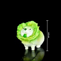 Figurines de créateurs Vegetable Fairy, Boîte mystère d'animaux hybrides chou-fleur-chien, Jouet anti-stress apaisant, Vente en gros OEM