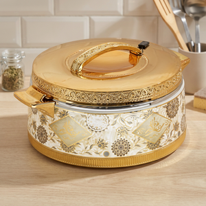 Casserole ronde en céramique avec revêtement émaillé 24 cm, design moderne et luxueux durable pour cuisinière à gaz et à induction - Product Image 5