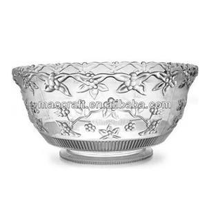 शादी और घटनाओं के लिए क्लासिक एम्बॉस्ड फूल डिजाइन पंच कटोरे - Product Image 3