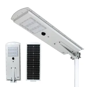 Monocrystalline solar panel 50w diy solar powered led street light with auto intensity control