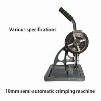 Machine de poinçonnage semi-automatique manuelle pour œillets de bannières publicitaires, tissus et cuir, compatible jet d'encre