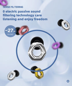 Bouchons d'<span class=keywords><strong>oreille</strong></span> pour dormir <span class=keywords><strong>dB</strong></span> Bouchons d'<span class=keywords><strong>oreille</strong></span> à suppression de bruit pour concerts, focus, voyages, travail Bouchons d'<span class=keywords><strong>oreille</strong></span> en silicone pour protection auditive - Product Image 5