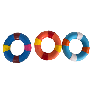 Bouée de sauvetage en mousse TPR <span class=keywords><strong>pour</strong></span> animaux de compagnie, jouet à mâcher grinçant et écologique durable, produit amusant <span class=keywords><strong>pour</strong></span> le nettoyage des dents. - Product Image 3