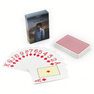 Cartas de Póker con Logotipo de Club, 4 Colores, Índice Grande, Fuente Personalizada, Baraja de Pinochle de Papel con Caja, Superventas 2026 - Product Image 3