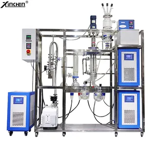 Nuovo sistema di distillazione molecolare con processo a pellicola cancellata macchina per l'estrazione di olio a motore elettrico di vendita calda
