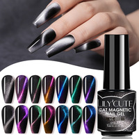 Ensemble de vernis gel yeux de chat-8 couleurs Galaxy multichromes, sans HEMA et salon-prêt pour la vente en gros de marque privée