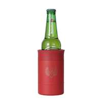 Support de canette de bière anti-renversement 12oz en acier inoxydable à double paroi, isotherme, personnalisable