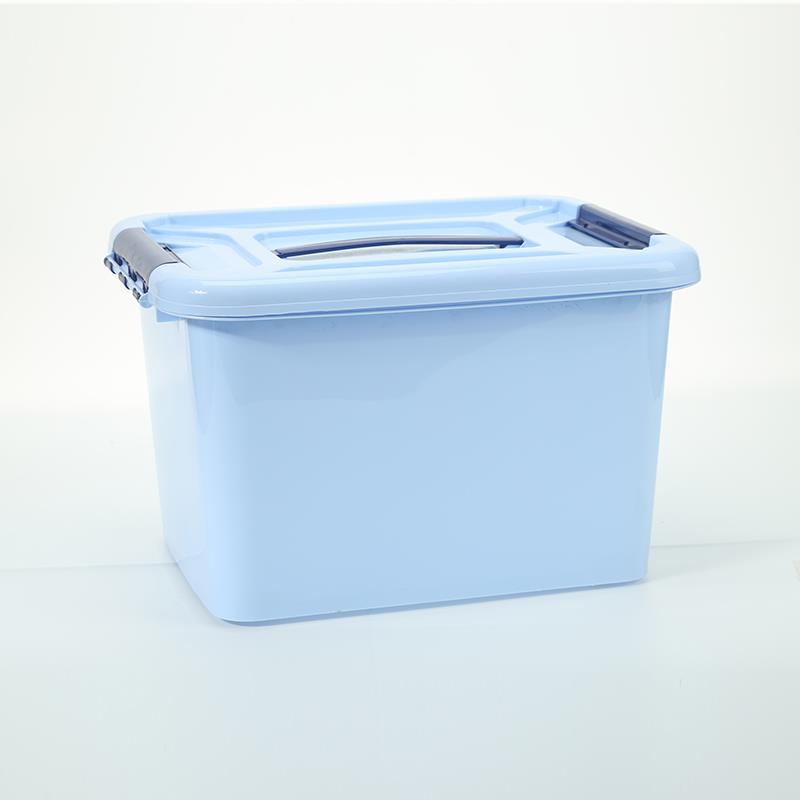 Tribello Contenitori In Plastica 12.5L Con Coperchi - Set Di 2 - 49x30.5x15.2 Cm - Made In EU - 2