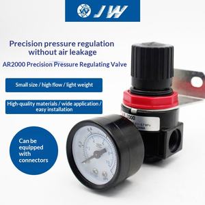 Régulateur de pression d'air pneumatique neuf d'origine avec manomètre et support, série AR2000 AR3000 AR4000, compresseur d'air, vanne de réduction - Product Image 2
