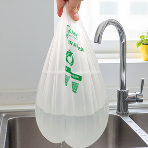 China Manufactures Bio Degradable Compostable Corn Starch PLA Custom Trash Can <strong>Liner</strong> Plastic Green Roll Disposable Garbage Bag - Product Image 3